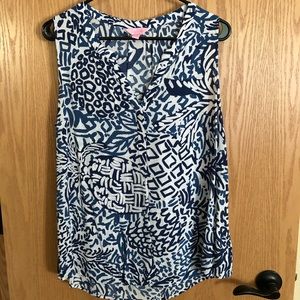 Lilly Pulitzer sleeveless blouse